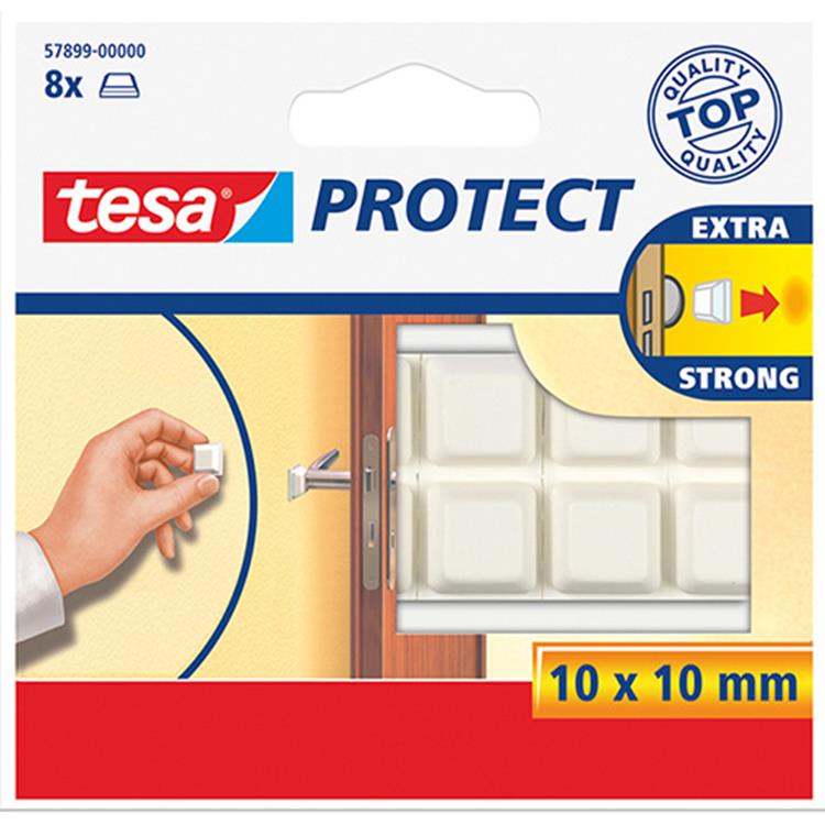TESA BESCHERMBLOKJES WIT 8ST