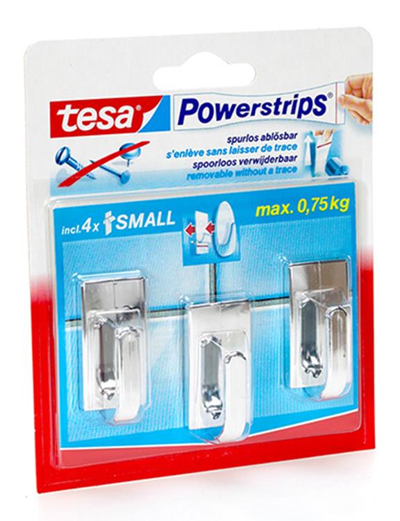 TESA 3 MINI HAAKJES CHROOM CLASSIC