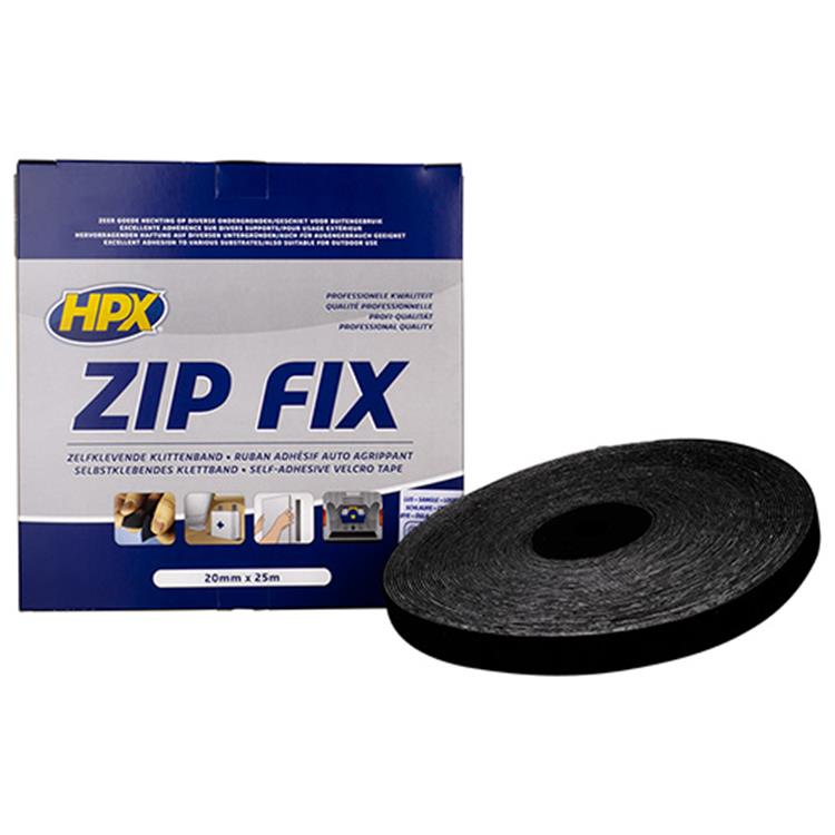 HPX ZIPP FIX KLITTENBAND HAAK 20MMX25M