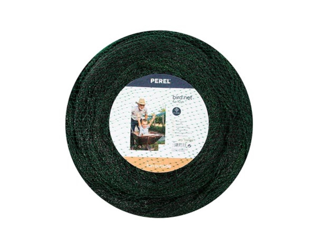 Vogelnet, Polyester, Maaswijdte 2 cm², 4 x 10 m, Groen