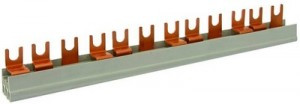VERBINDINGSRAIL Kamgeleider 4-polig L1L2L3N/L1L2L3N 16mm² 1M