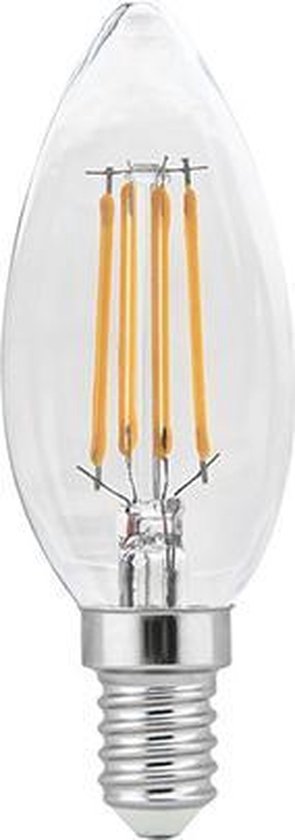 TWILIGHT LED FILAMENT KAARSLAMP (DIMBAAR) E14 4W 400Lm 2700K