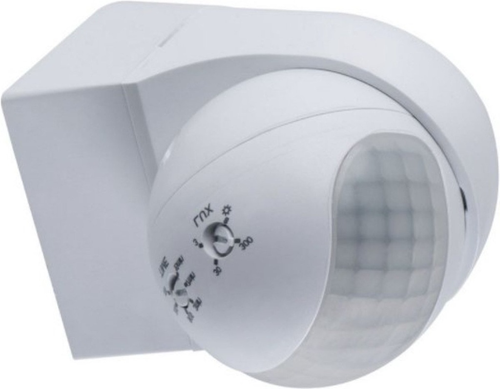 [KL-23450] Kanlux Bewegingssensor opbouw 140° - IP44 - PIR - 230V max. 800W - Wit