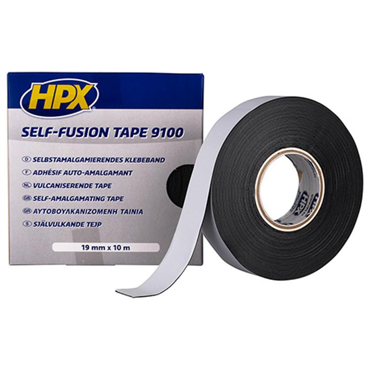 HPX VULCANISERENDE TAPE-ZWART 19MM X 10M
