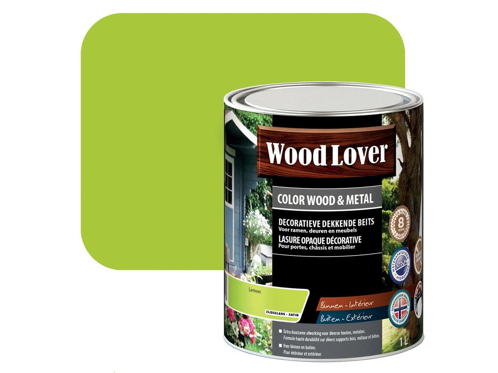 WOODLOVER COLOR WOOD&METAL 880 LEMON 1 LITER