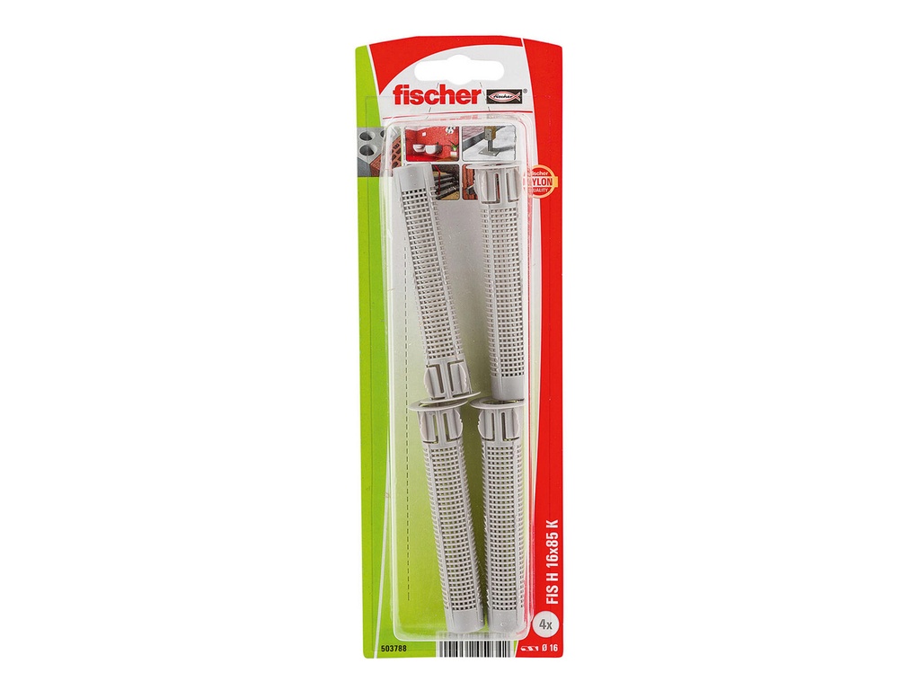 Fischer Injectiehuls kunststof FIS H 16x85 K 4 Stuks
