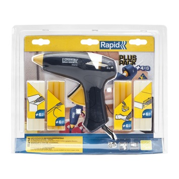 Rapid Nietmachine/lijmpistool Kit Inclusief Lijmsticks