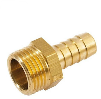 Messing Slangpilaar Man 1/2" X16mm