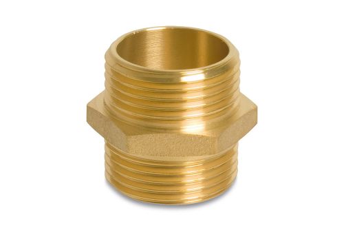 KOPER DUBBELE NIPPEL MM 4/4" LOS
