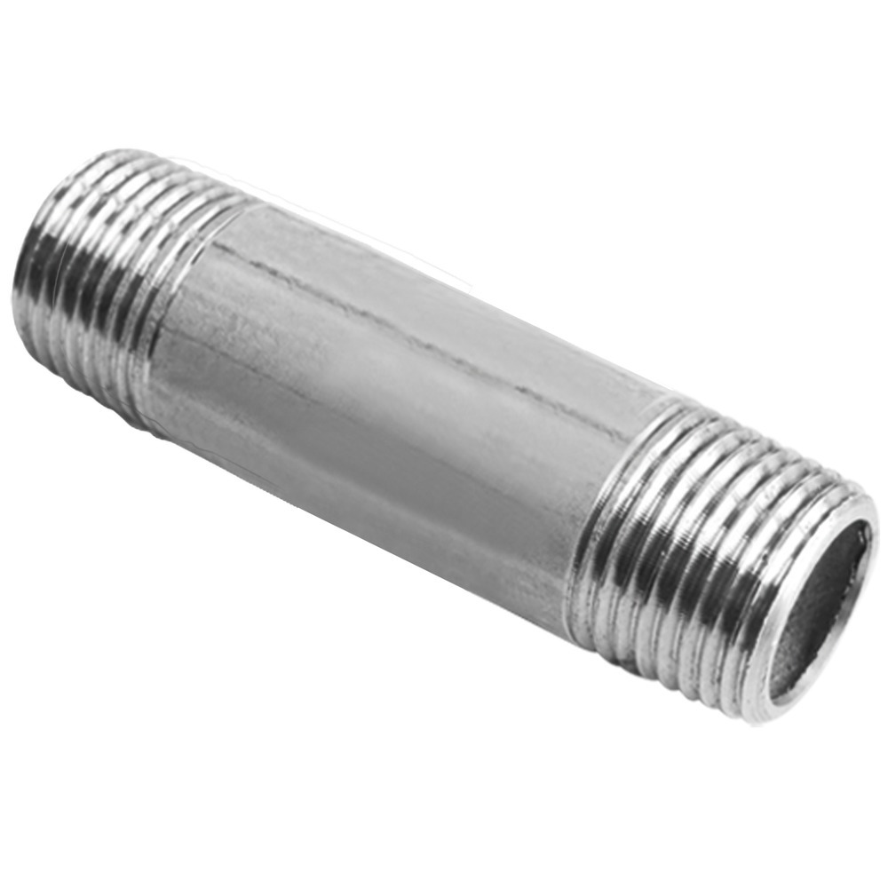 ECO-BUISNIPPEL 10CM GALVA 4/4"