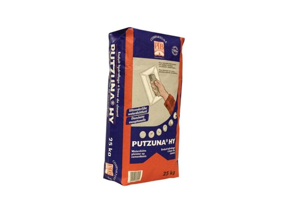 PTB-PUTZUNA HY WATERDICHTE PLEISTER 25 KG