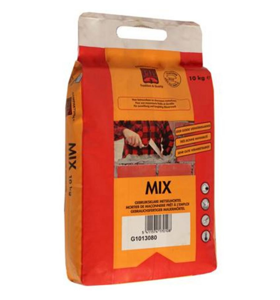 PTB-MIX GEBRUIKSKLARE MORTEL 10KG