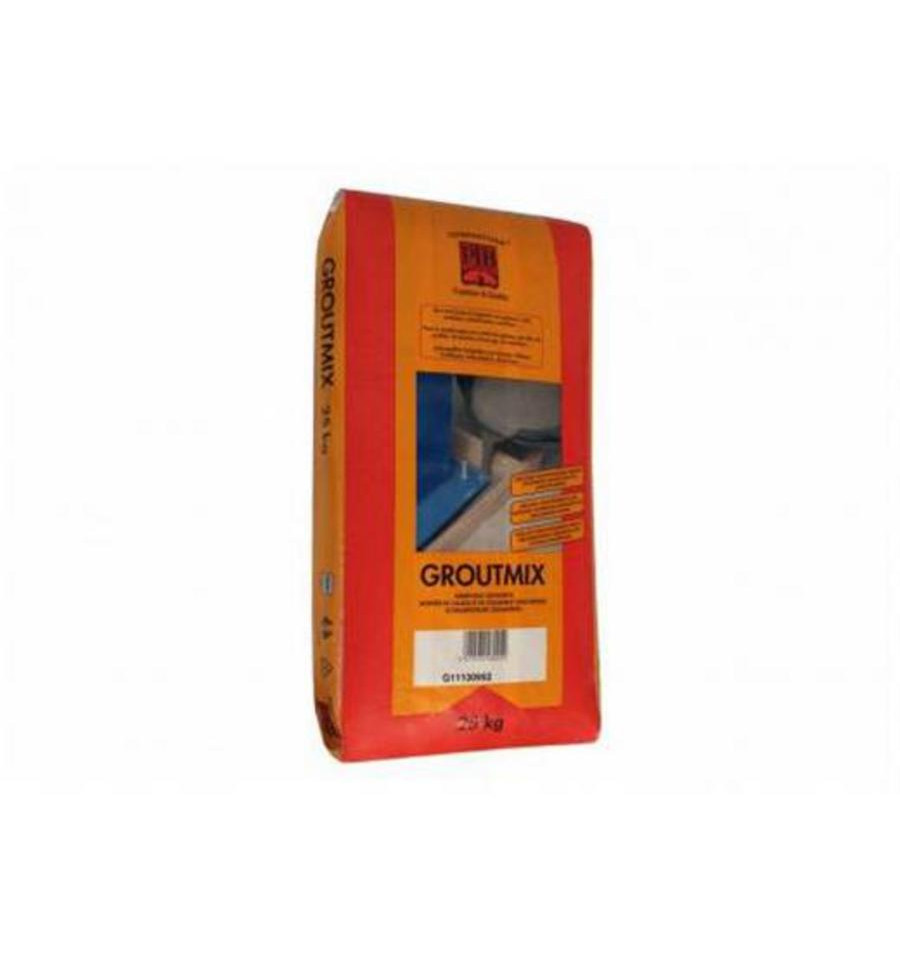 PTB-GROUTMIX GIETMORTEL GRIJS 25 KG