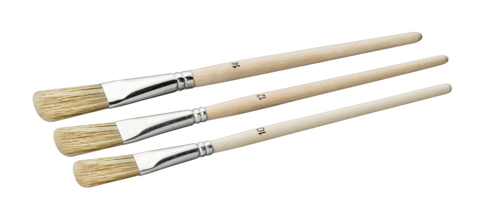 [82610299] PENSELEN SET 3ST 10/12/14 WIT HAAR FSC