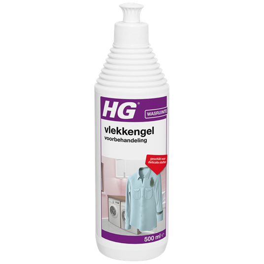 HG VLEKKEN VOORBEHANDELING GEL DELICATE STOFFEN 0,5L