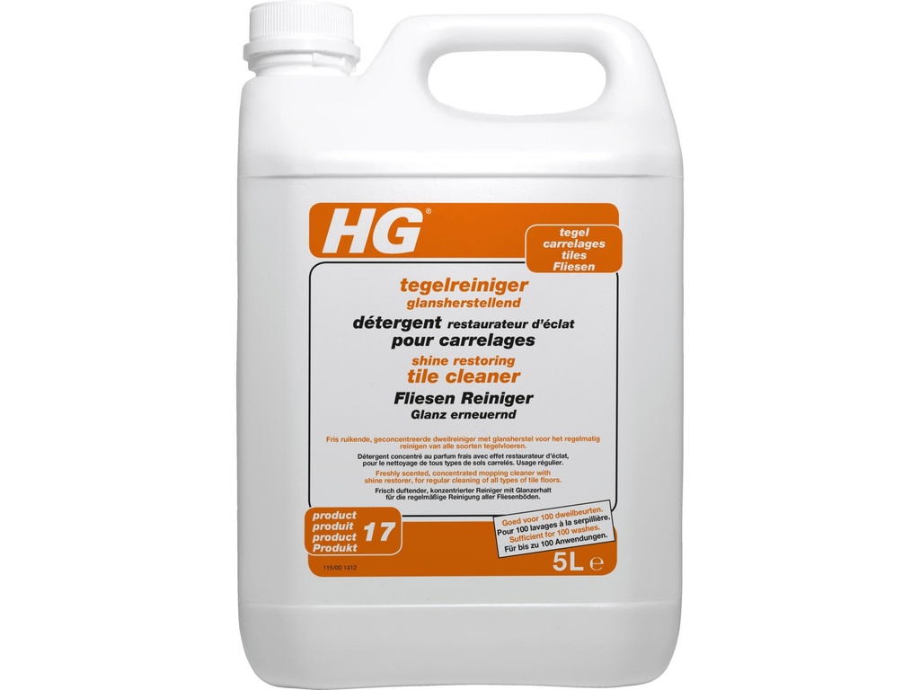 HG TEGELREINIGER GLANS 5L