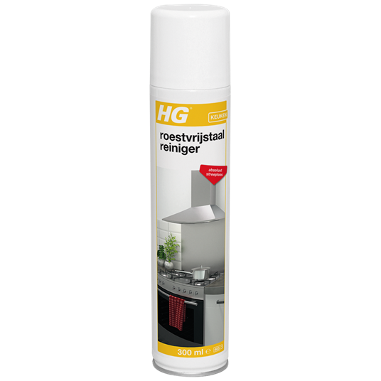 HG ROESTVRIJSTAAL REINIGER 300ML