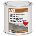 HG TEGEL EN NATUURSTEEN OLIE- EN VETVLEKKEN ABSORBEERDER 250 ML