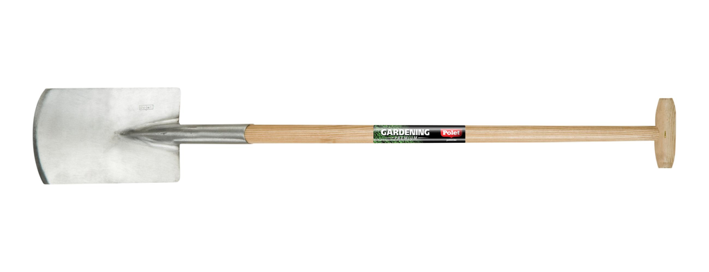 Polet Econ Tuinspade Gepolijst met T-steel 260/160