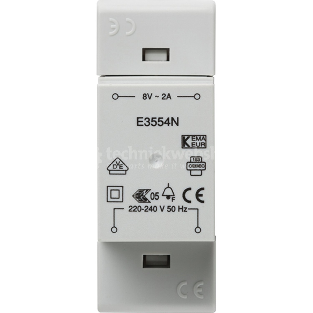 HONEYWELL Beltransformator E3554N 8V 2A