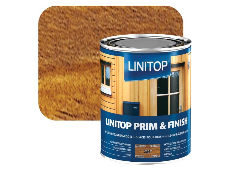 Linitop Houtprimer 2,5l Midden Eik