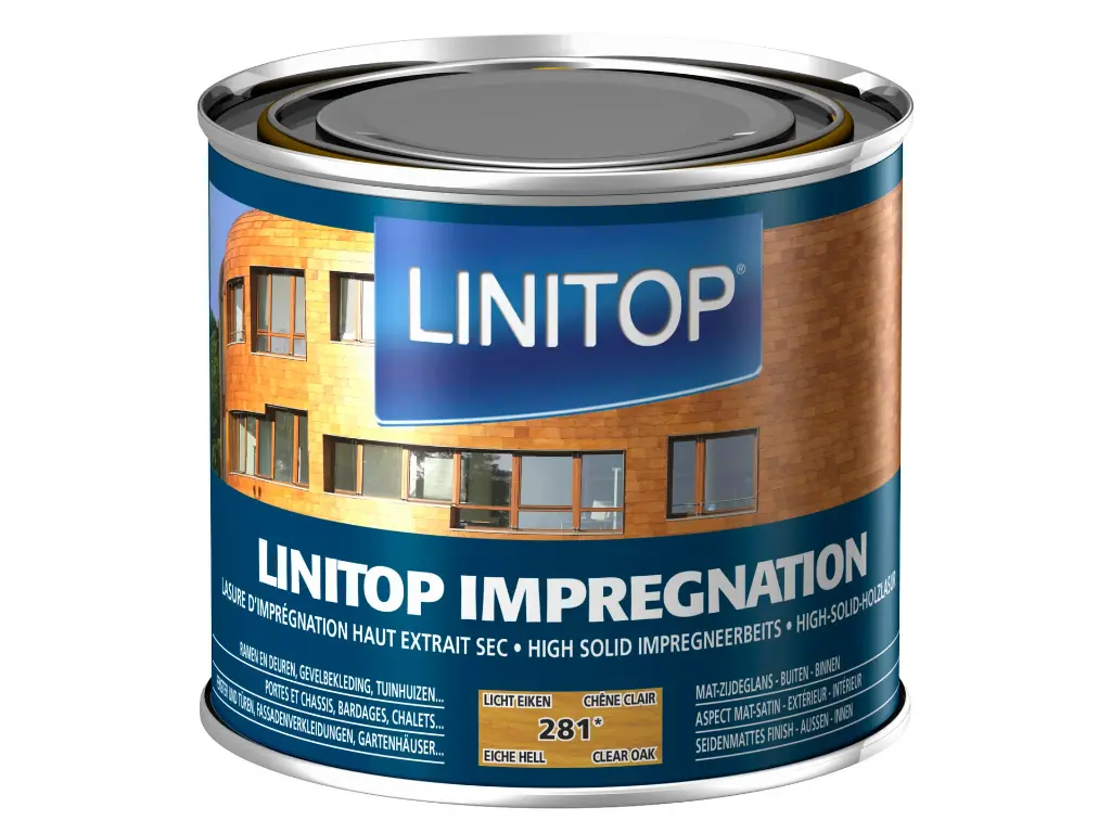 Linitop Impregnatiebeits 2,5l Lichte Eik