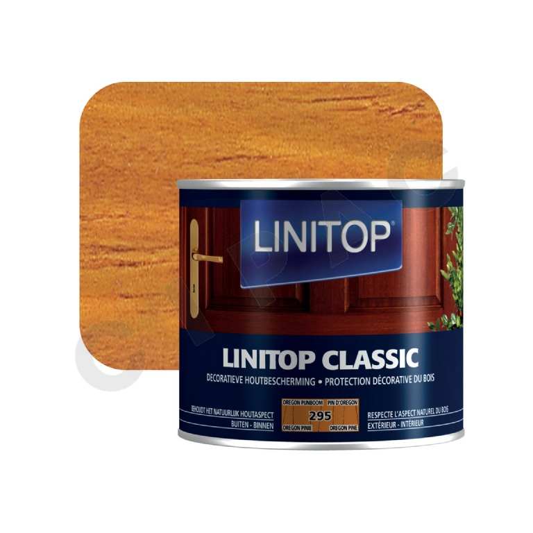Linitop Houtbeits 0.5l Oregon Pijnboom #295