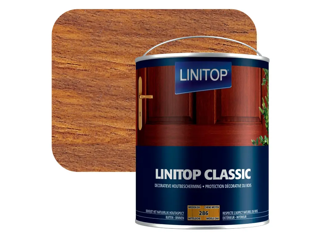 Linitop Houtbeits 2,5l Midden Eik #286