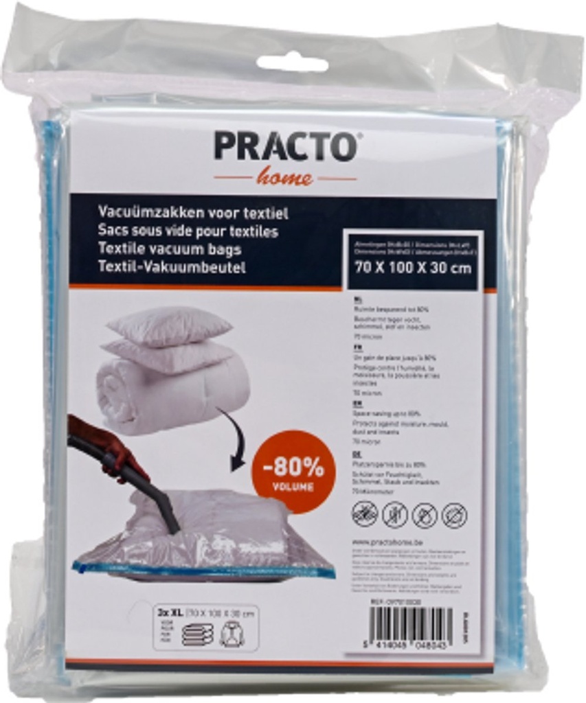 Vacuum Opberghoes 70x100x30cm 3st