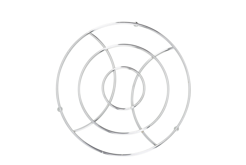 Potstaantje Rond Ø18cm Chroom