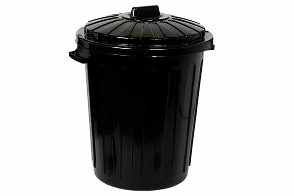 Curver Straatvuilbak 70L Zwart 56x52xH67cm
