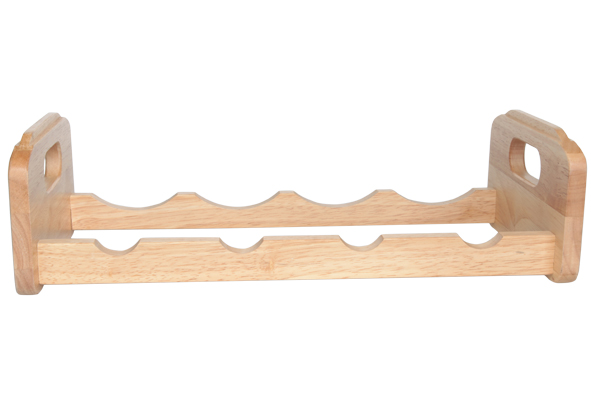 WIJNREK 4 FLESSEN 45X22XH12,5CM STAPELBAAR