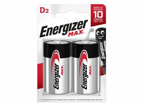 ENERGIZER BATTERIJEN LR20 D 1,5V 2ST