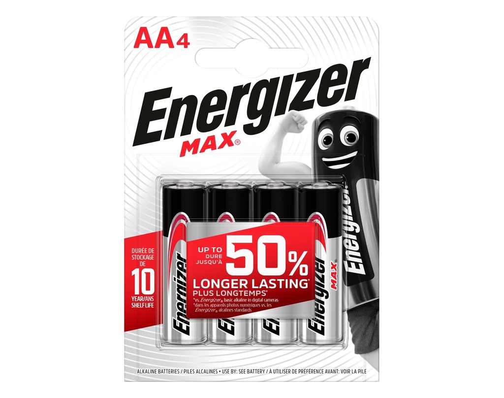 ENERGIZER BATTERIJEN LR06 AA 1,5V 4ST