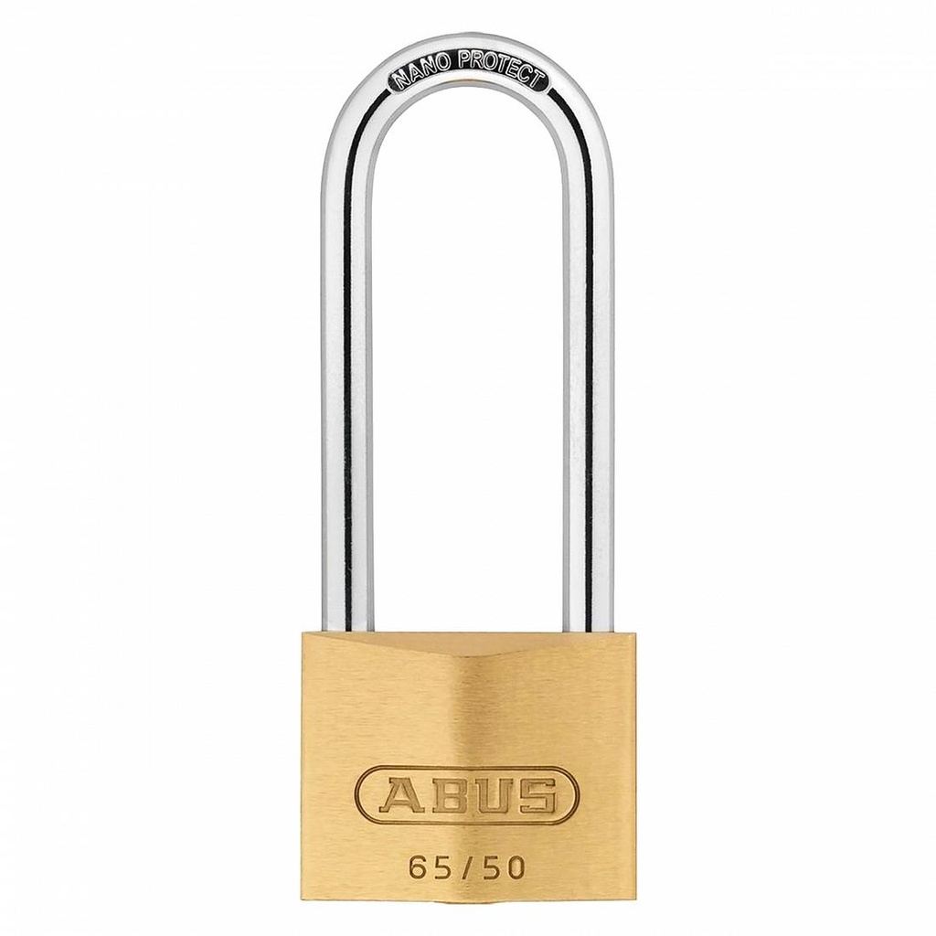 ABUS HANGSLOT MESSING 65/50HB80 HOGE BEUGEL