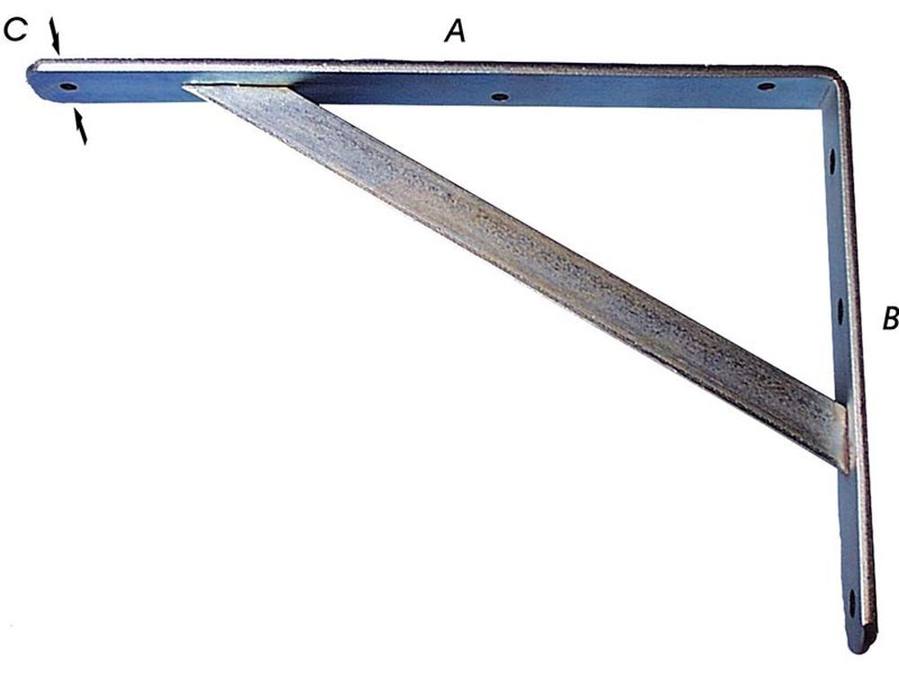VERSTERKTE PLANKDRAGER ZWAAR VERZINKT 300X200MM