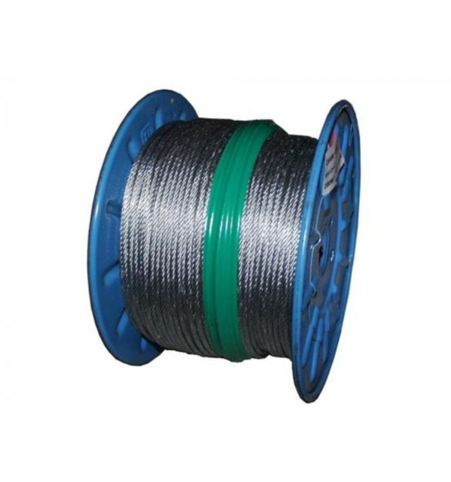 Stalen Kabel Doorzichtig Nylon Overtrokken Ø3,0-4,0 mm per meter