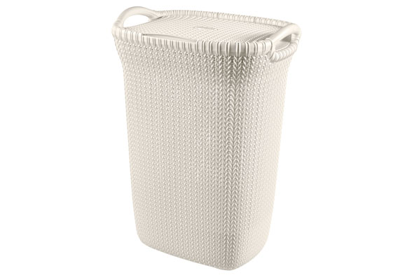 CURVER KNIT WASBOX 57L OASIS WHITE 43X34XH61CM