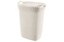 CURVER KNIT WASBOX 57L OASIS WHITE 43X34XH61CM