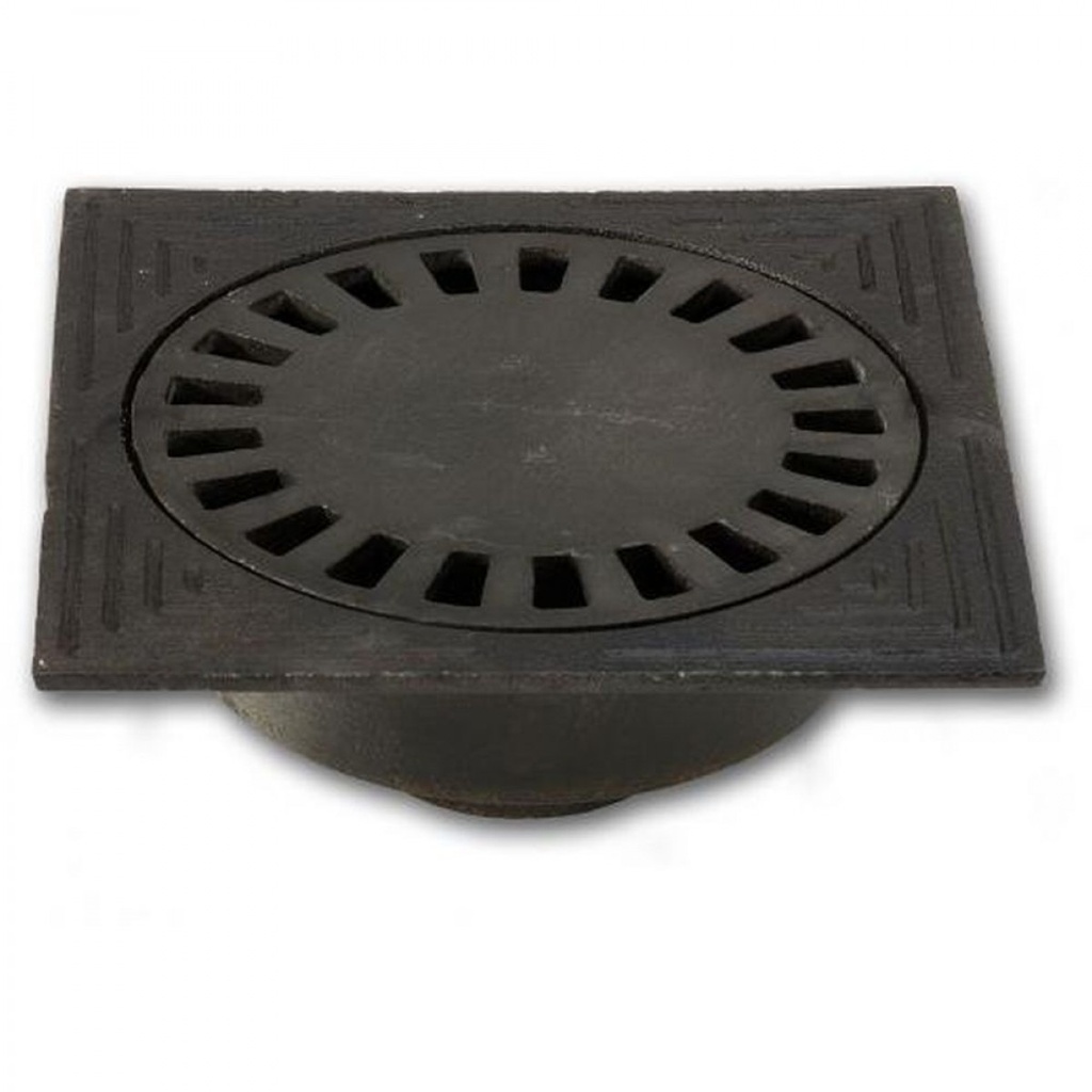 [GKLOK25] KLOKROOSTER 25X25CM  GIETIJZER