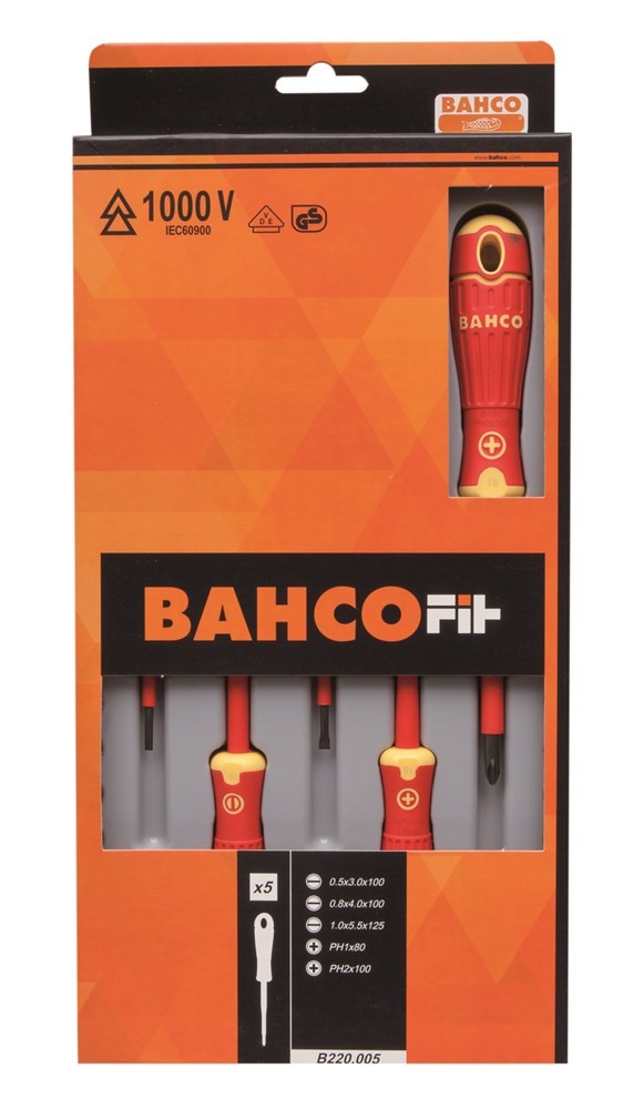Bahco VDE SChroevendraaierset 5-delig