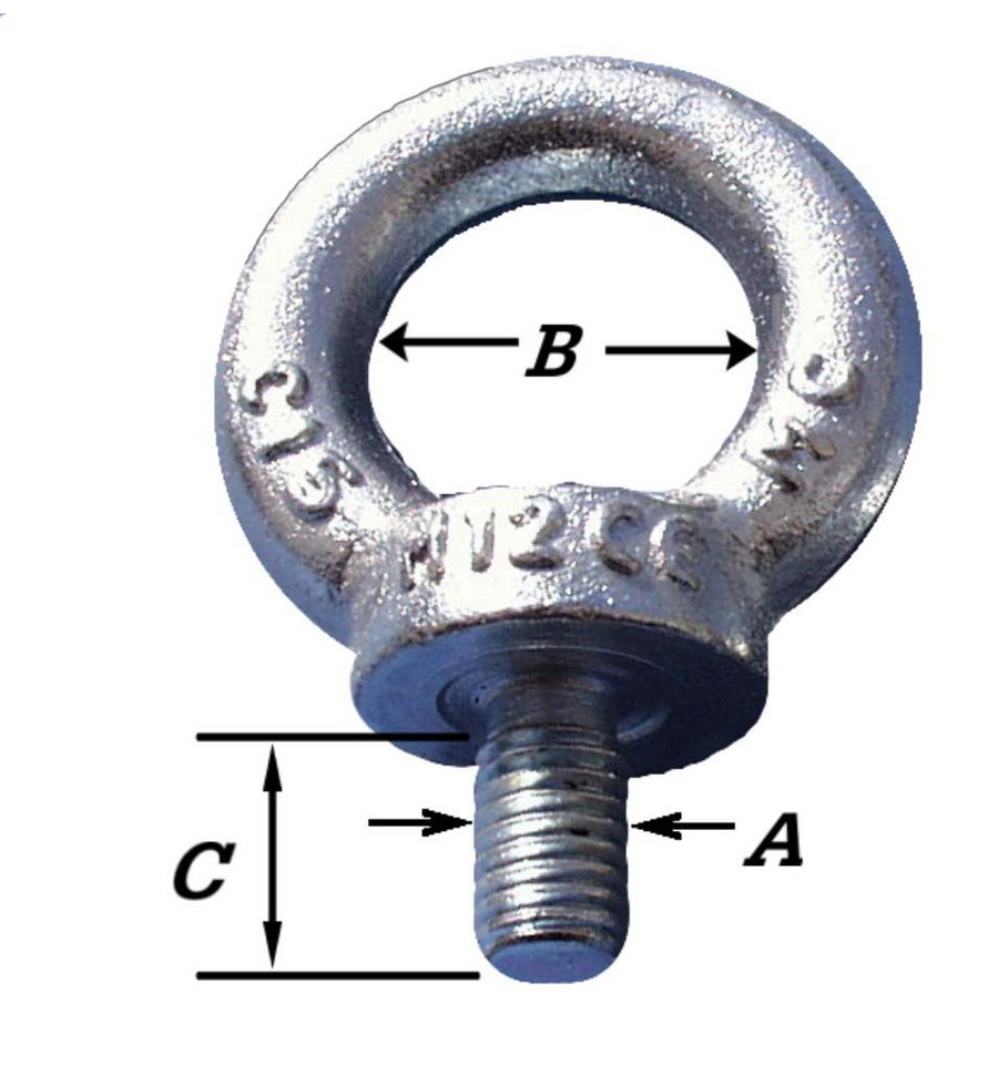 Ringbout - Verzinkt - M12