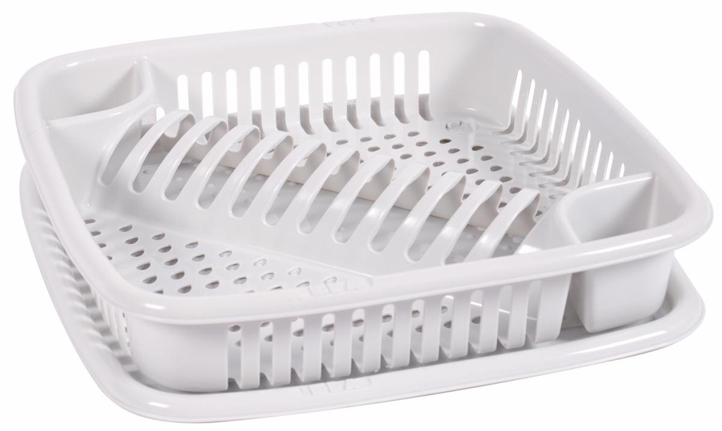 AFDRUIPREK 12 BORDEN + ONDERBLAD / WIT