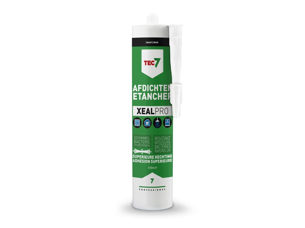 Tec7 XEALPRO 310ml ZWART AFDICHTINGSKIT