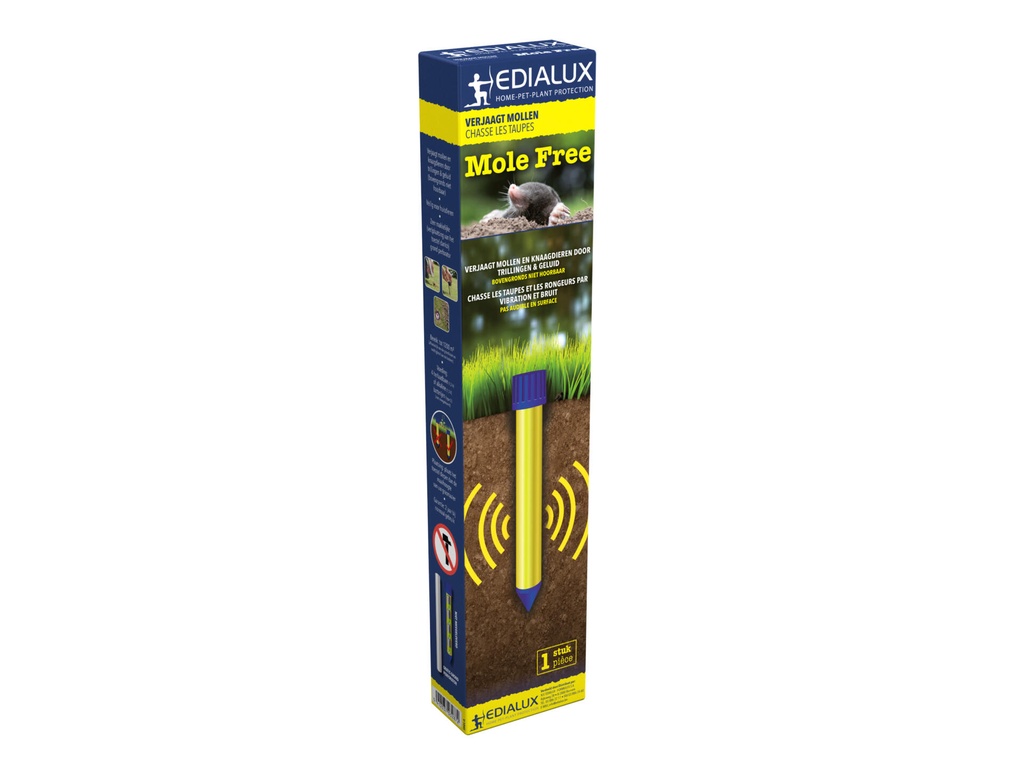 Edialux Mole Free Ultrasonische Mollenverjager