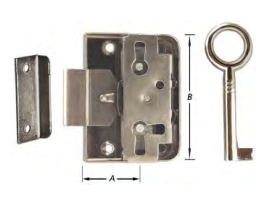 OPLEG MEUBELSLOT VERNIKKELD 15MM