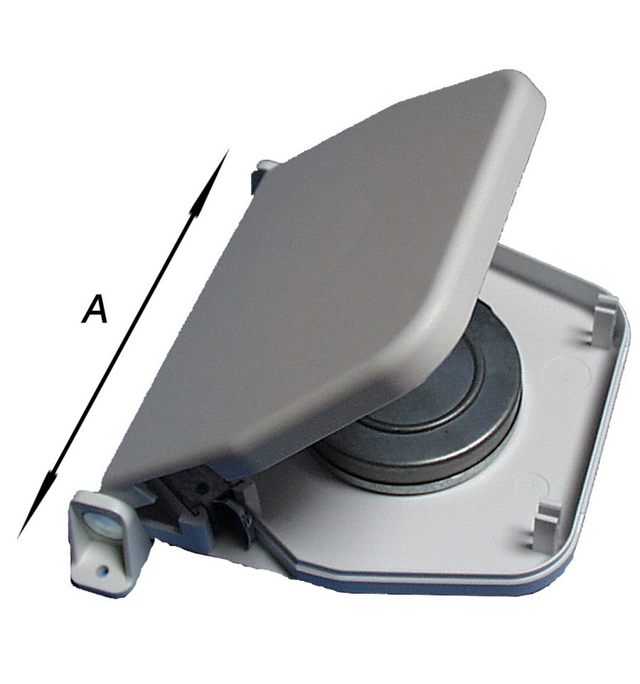[1010102] Lintopwinder mini PVC kast - Wit