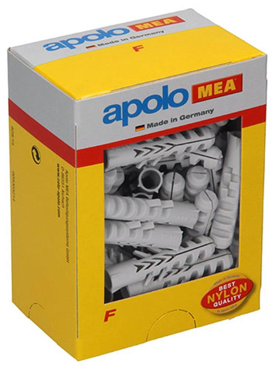 MEA Apolo Plug Nylon F10 Ø10x50mm 50 St.