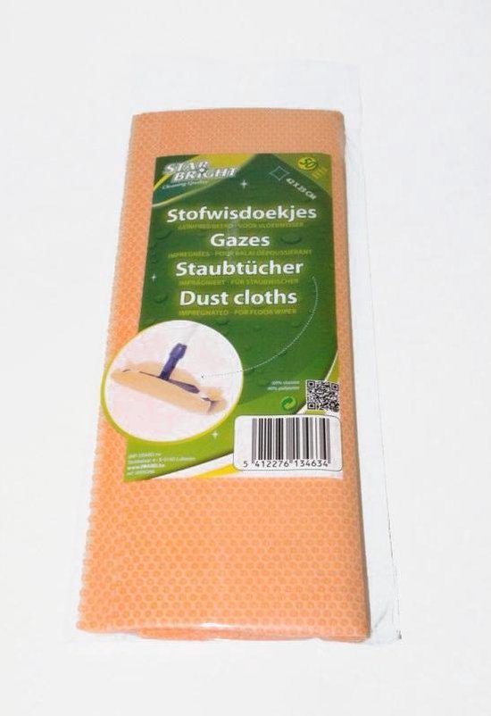 STARBRIGHT VLOERDOEKJES GEIMPREGNEERD 42x25cm 28g/m² 50st.