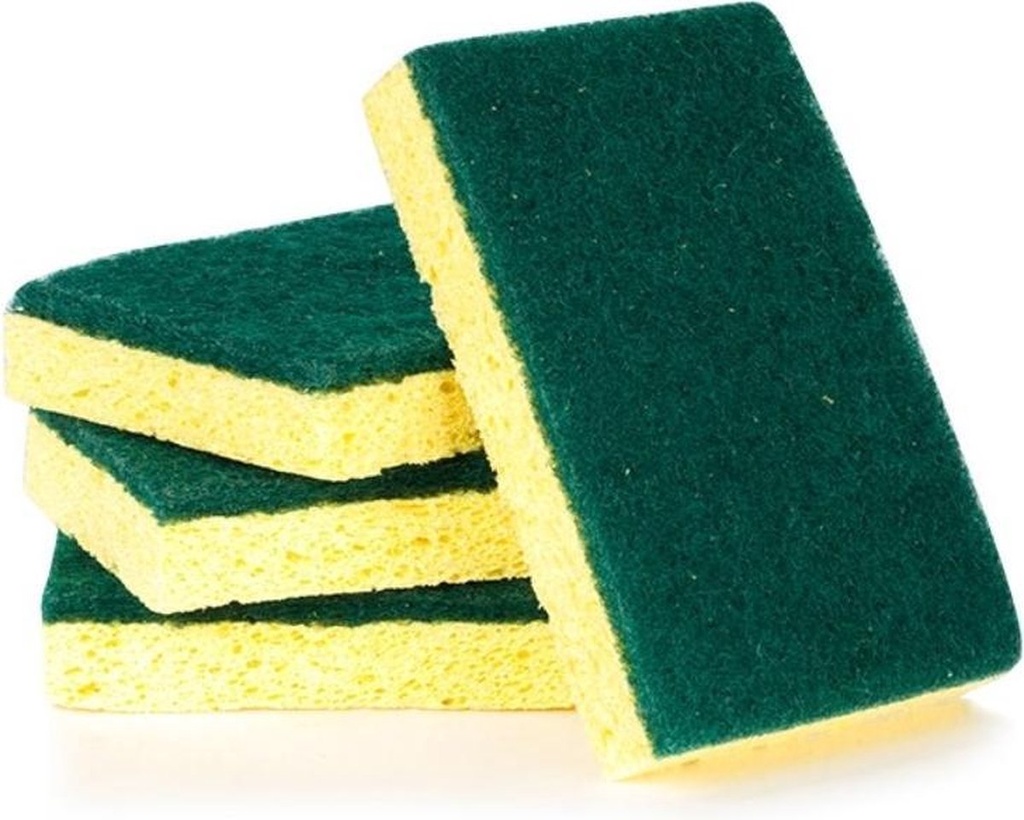 STARBRIGHT SCHUURSPONS VISCOSE 11X7X2CM 4ST